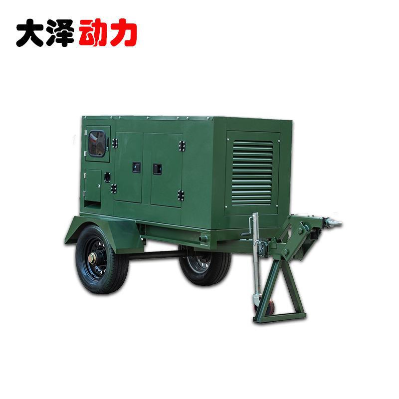 大澤動力25KW移動拖車式柴油發(fā)電機